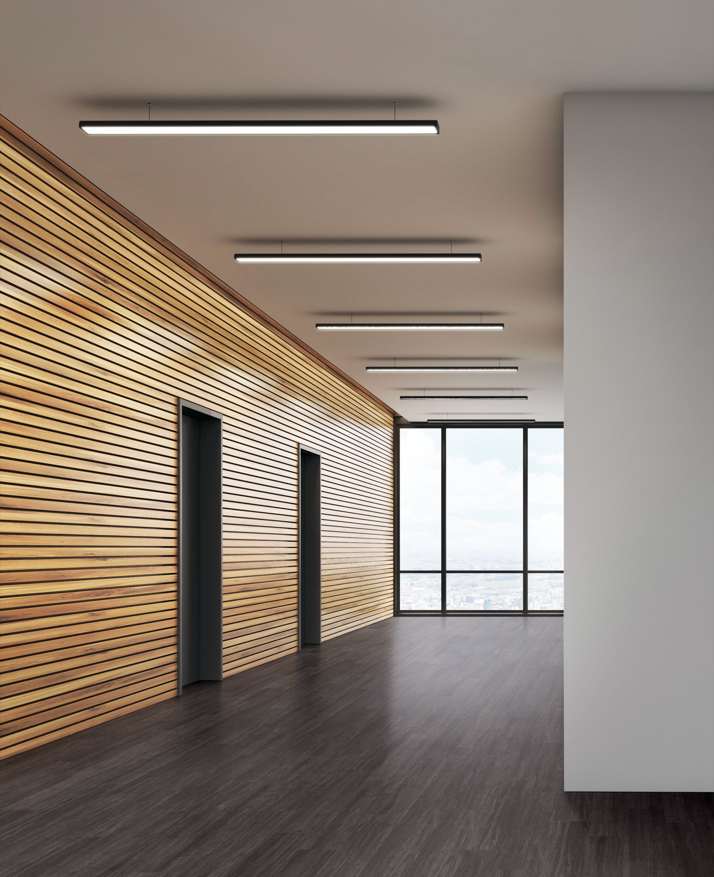 Interface Steady Stride Woodgrains LVT in office common area image number 4